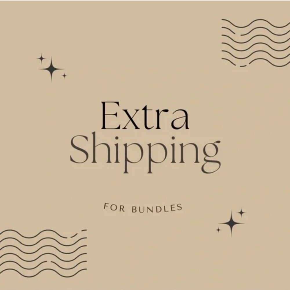 EXTRA SHIPPING LABEL FOR OVER 5lb PACKAGES